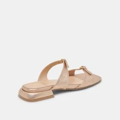 LAVERN SANDALS GOLD METALLIC LEATHER(Lavern Sandals Gold Metallic Leather) -Dolce Vita Shop DOLCEVITA FLATS LAVERN GOLDMETALLICLEATHER 03