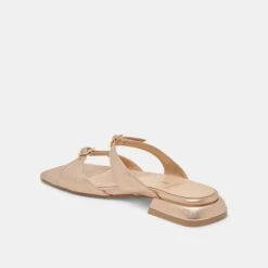 LAVERN SANDALS GOLD METALLIC LEATHER(Lavern Sandals Gold Metallic Leather) -Dolce Vita Shop DOLCEVITA FLATS LAVERN GOLDMETALLICLEATHER 09