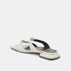 LAVERN SANDALS OFF WHITE CRINKLE PATENT(Lavern Sandals Off White Crinkle Patent) -Dolce Vita Shop DOLCEVITA FLATS LAVERN OFFWHITECRINKLEPATENT 09