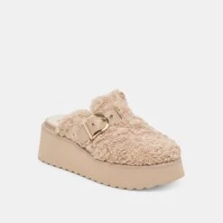 LELANI PLUSH FLATS NATURAL PLUSH(Lelani Plush Flats Natural Plush) -Dolce Vita Shop DOLCEVITA FLATS LELANIPLUSH NATURALPLUSH 01