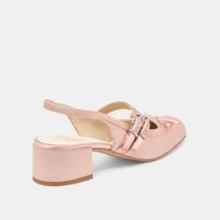 LORIS HEELS BLUSH SATIN(Loris Heels Blush Satin) -Dolce Vita Shop DOLCEVITA FLATS LORIS BLUSH SATIN 03