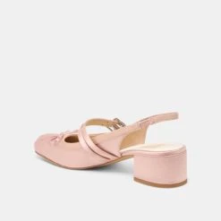 LORIS HEELS BLUSH SATIN(Loris Heels Blush Satin) -Dolce Vita Shop DOLCEVITA FLATS LORIS BLUSH SATIN 08