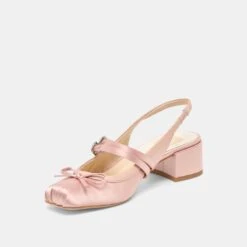 LORIS HEELS BLUSH SATIN(Loris Heels Blush Satin) -Dolce Vita Shop DOLCEVITA FLATS LORIS BLUSH SATIN 09