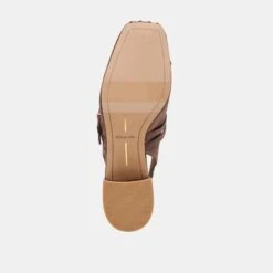 LORIS HEELS MAHOGANY SATIN(Loris Heels Mahogany Satin) -Dolce Vita Shop DOLCEVITA FLATS LORIS MAHOGANYSATIN 07