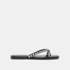 LUCCA PEARL SANDALS BLACK PEARLS(Lucca Pearl Sandals Black Pearls)