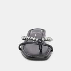 LUCCA PEARL SANDALS BLACK PEARLS(Lucca Pearl Sandals Black Pearls) -Dolce Vita Shop DOLCEVITA FLATS LUCCAPEARL BLACKPEARLS 04