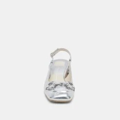 MELLI HEELS SILVER DISTRESSED LEATHER(Melli Heels Silver Distressed Leather) -Dolce Vita Shop DOLCEVITA FLATS MELLI SILVERDISTRESSEDLEATHER 04
