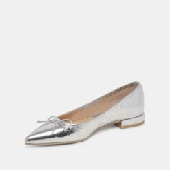 PALANI BALLET FLATS SILVER DISTRESSED LEATHER - Re:vita(Palani Ballet Flats Silver Distressed Leather Resale) -Dolce Vita Shop DOLCEVITA FLATS PALANI SILVERDISTRESSEDLEATHER 08 e745111e 1e1f 4a79 8291 3401ed40458d