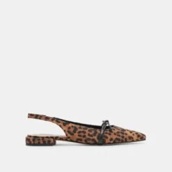 PAYGE FLATS LEOPARD SUEDE(Payge Flats Leopard Suede)