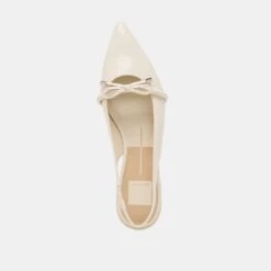 PAYGE FLATS OFF WHITE CRINKLE PATENT(Payge Flats Off White Crinkle Patent) -Dolce Vita Shop DOLCEVITA FLATS PAYGE OFFWHITECRINKLEPATENT 06