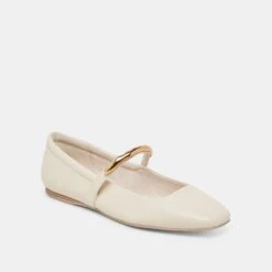 RADYA BALLET FLATS CREME LEATHER(Radya Ballet Flats Creme Leather) -Dolce Vita Shop DOLCEVITA FLATS RADYA CREMELEATHER 01