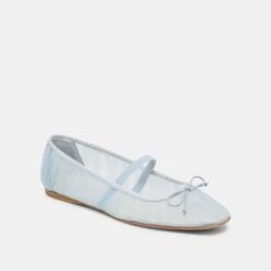 RAEVEN BALLET FLATS LIGHT BLUE TULLE(Raeven Ballet Flats Light Blue Tulle) -Dolce Vita Shop DOLCEVITA FLATS RAEVEN LIGHTBLUETULLE 01