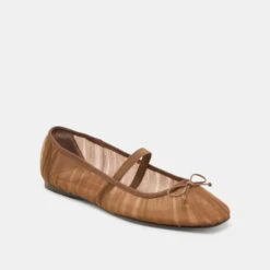 RAEVEN BALLET FLATS MID BROWN TULLE(Raeven Ballet Flats Mid Brown Tulle) 16 RAEVEN BALLET FLATS MID BROWN TULLE(Raeven Ballet Flats Mid Brown Tulle) -Dolce Vita Shop DOLCEVITA FLATS RAEVEN MIDBROWNTULLE 01