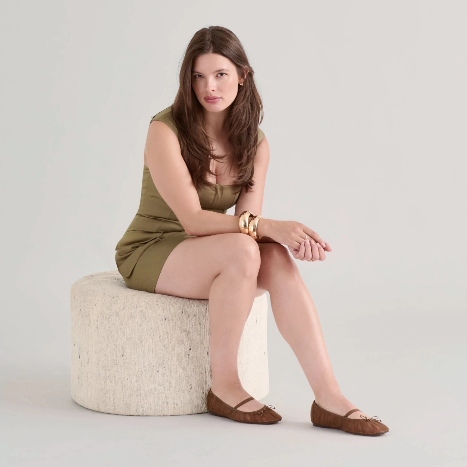 RAEVEN BALLET FLATS MID BROWN TULLE(Raeven Ballet Flats Mid Brown Tulle) 2 RAEVEN BALLET FLATS MID BROWN TULLE(Raeven Ballet Flats Mid Brown Tulle) - Image 2