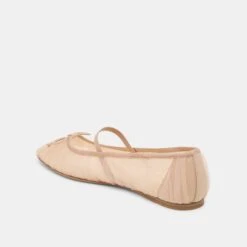 RAEVEN BALLET FLATS PRALINE TULLE(Raeven Ballet Flats Praline Tulle) -Dolce Vita Shop DOLCEVITA FLATS RAEVEN PRALINETULLE 09