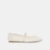 RAEVEN BALLET FLATS WHITE TULLE(Raeven Ballet Flats White Tulle)