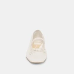 RAEVEN BALLET FLATS WHITE TULLE(Raeven Ballet Flats White Tulle) -Dolce Vita Shop DOLCEVITA FLATS RAEVEN WHITETULLE 04