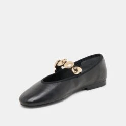 RELAN BALLET FLATS BLACK LEATHER(Relan Ballet Flats Black Leather) -Dolce Vita Shop DOLCEVITA FLATS RELAN BLACKLEATHER 08