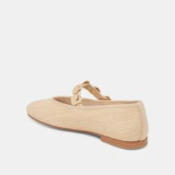 RELAN BALLET FLATS LT NATURAL RAFFIA(Relan Ballet Flats Lt Natural Raffia) -Dolce Vita Shop DOLCEVITA FLATS RELAN LTNATURALRAFFIA 09