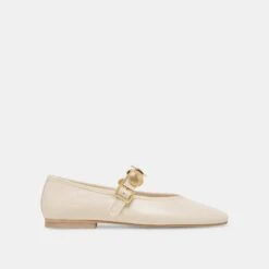 RELAN BALLET FLATS OFF WHITE LEATHER(Relan Ballet Flats Off White Leather)
