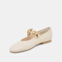 RELAN BALLET FLATS OFF WHITE LEATHER(Relan Ballet Flats Off White Leather) -Dolce Vita Shop DOLCEVITA FLATS RELAN OFFWHITELEATHER 08