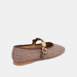 RELAN BALLET FLATS WALNUT RAFFIA(Relan Ballet Flats Walnut Raffia) -Dolce Vita Shop DOLCEVITA FLATS RELAN WALNUTRAFFIA 03
