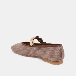 RELAN BALLET FLATS WALNUT RAFFIA(Relan Ballet Flats Walnut Raffia) -Dolce Vita Shop DOLCEVITA FLATS RELAN WALNUTRAFFIA 09