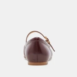 REYES BALLET FLATS CRANBERRY CRINKLE PATENT(Reyes Flats Cranberry Crinkle Patent) -Dolce Vita Shop DOLCEVITA FLATS REYES CRANBERRY CRINKLE PATENT 05