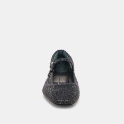 REYES CRYSTAL BALLET FLATS BLACK METALLIC CRYSTAL(Reyes Crystal Ballet Flats Black Metallic Crystal) -Dolce Vita Shop DOLCEVITA FLATS REYES CRYSTAL BLACK METALLIC CRYSTAL 04