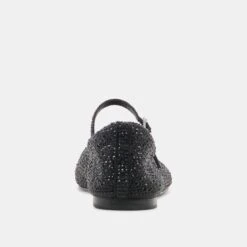 REYES CRYSTAL BALLET FLATS BLACK METALLIC CRYSTAL(Reyes Crystal Ballet Flats Black Metallic Crystal) -Dolce Vita Shop DOLCEVITA FLATS REYES CRYSTAL BLACK METALLIC CRYSTAL 05