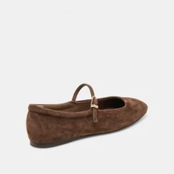 REYES BALLET FLATS DK BROWN SUEDE(Reyes Flats Dk Brown Suede) -Dolce Vita Shop DOLCEVITA FLATS REYES DKBROWNSUEDE 03