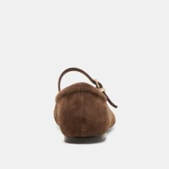 REYES BALLET FLATS DK BROWN SUEDE(Reyes Flats Dk Brown Suede) -Dolce Vita Shop DOLCEVITA FLATS REYES DKBROWNSUEDE 05