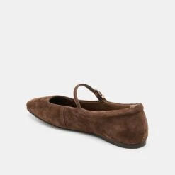 REYES BALLET FLATS DK BROWN SUEDE(Reyes Flats Dk Brown Suede) -Dolce Vita Shop DOLCEVITA FLATS REYES DKBROWNSUEDE 09