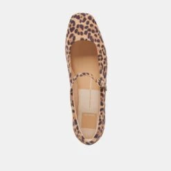 REYES BALLET FLATS DK LEOPARD SUEDE(Reyes Flats Dk Leopard Suede) -Dolce Vita Shop DOLCEVITA FLATS REYES DKLEOPARDSUEDE 06