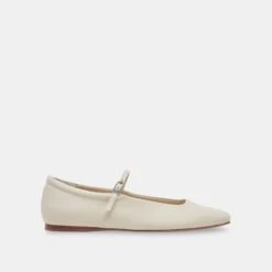 REYES BALLET FLATS IVORY LEATHER(Reyes Flats Ivory Leather) -Dolce Vita Shop DOLCEVITA FLATS REYES IVORYLEATHER 02