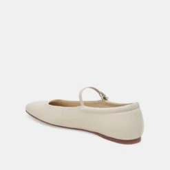 REYES WIDE BALLET FLATS IVORY LEATHER(Reyes Wide Ballet Flats Ivory Leather) -Dolce Vita Shop DOLCEVITA FLATS REYES IVORYLEATHER 09 eee44f71 83f6 4470 a60b f82e8b4f7dea