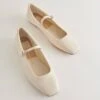 REYES BALLET FLATS IVORY LEATHER(Reyes Flats Ivory Leather)