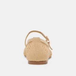 REYES BALLET FLATS LT NATURAL WOVEN RAFFIA(Reyes Flats Lt Natural Woven Raffia) -Dolce Vita Shop DOLCEVITA FLATS REYES LTNATURALWOVENRAFFIA 05