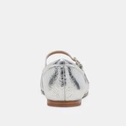 REYES BALLET FLATS SILVER DISTRESSED LEATHER(Reyes Flats Silver Distressed Leather) -Dolce Vita Shop DOLCEVITA FLATS REYES SILVERDISTRESSEDLEATHER 5