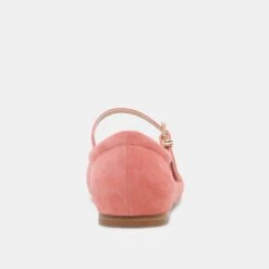 REYES TOE CAP BALLET FLATS CORAL SUEDE(Reyes Toe Cap Ballet Flats Coral Suede) -Dolce Vita Shop DOLCEVITA FLATS REYES TOE CAP CORAL SUEDE 05