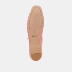 REYES TOE CAP BALLET FLATS CORAL SUEDE(Reyes Toe Cap Ballet Flats Coral Suede) -Dolce Vita Shop DOLCEVITA FLATS REYES TOE CAP CORAL SUEDE 07