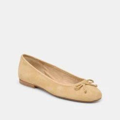 RITLA BALLET FLATS HONEY SUEDE(Ritla Ballet Flats Honey Suede) -Dolce Vita Shop DOLCEVITA FLATS RITLA HONEYSUEDE 01