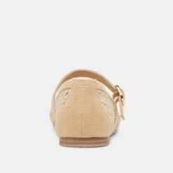 RODNI EYELET PERF BALLET FLATS LT NATURAL WOVEN RAFFIA(Rodni Eyelet Perf Ballet Flats Lt Natural Woven Raffia) -Dolce Vita Shop DOLCEVITA FLATS RODNIEYELETPERF LTNATURALWOVENRAFFIA 05