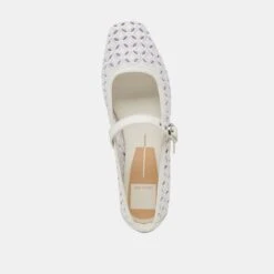 RODNI EYELET PERF BALLET FLATS TRUE WHITE LEATHER(Rodni Eyelet Perf Ballet Flats True White Leather) 24 RODNI EYELET PERF BALLET FLATS TRUE WHITE LEATHER(Rodni Eyelet Perf Ballet Flats True White Leather) -Dolce Vita Shop DOLCEVITA FLATS RODNIEYELETPERF TRUEWHITELEATHER 06