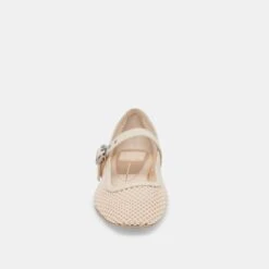 RODNI MESH BALLET FLATS CREME WOVEN MESH(Rodni Mesh Ballet Flats Creme Woven Mesh) -Dolce Vita Shop DOLCEVITA FLATS RODNIMESH CREMEWOVENMESH 04