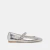 RODNI BALLET FLATS SILVER DISTRESSED LEATHER - Re:vita(Rodni Ballet Flats Silver Distressed Leather Resale)