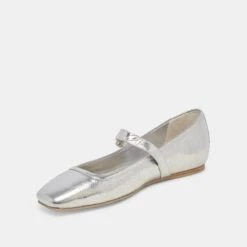 RODNI BALLET FLATS SILVER DISTRESSED LEATHER - Re:vita(Rodni Ballet Flats Silver Distressed Leather Resale) -Dolce Vita Shop DOLCEVITA FLATS RODNI SILVERDISTRESSEDLEATHER 08 465e00d2 043c 4e4a a3f8 299963b18102