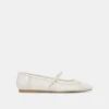 ROLLIN PEARL BALLET FLATS WHITE MESH(Rollin Pearl Ballet Flats White Mesh)