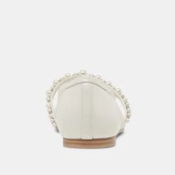 ROLLIN PEARL BALLET FLATS WHITE MESH(Rollin Pearl Ballet Flats White Mesh) -Dolce Vita Shop DOLCEVITA FLATS ROLLINPEARL WHITEMESH 05