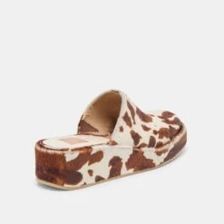 ROSITA FLATS COCOA TAURUS CALF HAIR(Rosita Flats Cocoa Taurus Calf Hair) -Dolce Vita Shop DOLCEVITA FLATS ROSITA COCOA TAURUS CALF HAIR 03